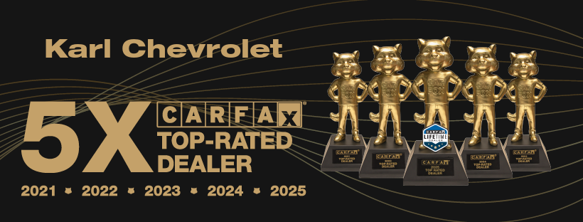 Karl Chevrolet Named a Carfax 5x Top-Rated Dealer